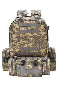 SKFAK021 Online Order Camo Shoulder First Aid Kit Outdoor Travel Cross-country Climbing Adventure Limit Ride Design Waterproof Shoulder First Aid Kit Multi-adjustment Buckle First Aid Kit Supplier side view